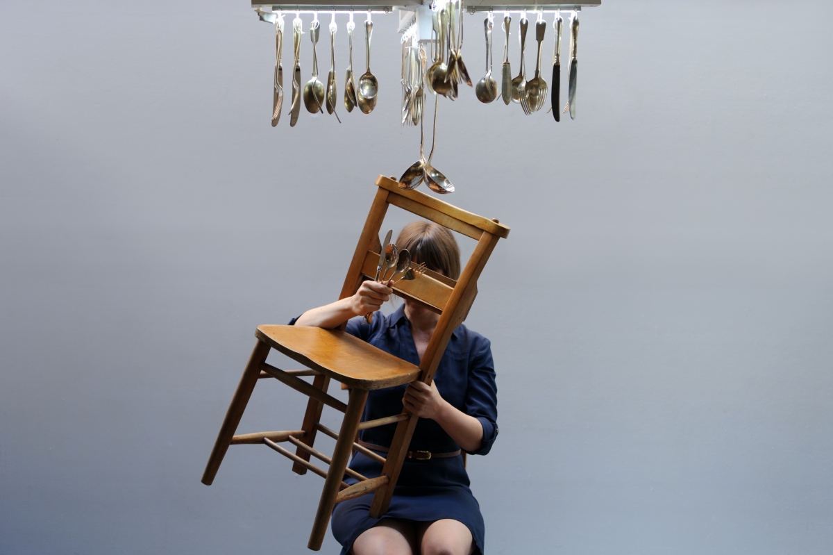 Leah Scholes in Kate Nea's Never Tilt Your Chair