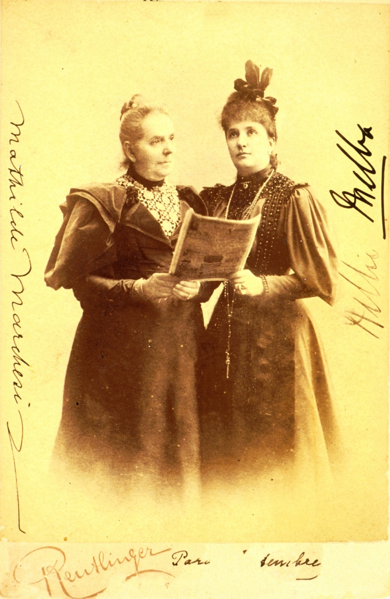 Nellie Melba and Mathilde Marchesi