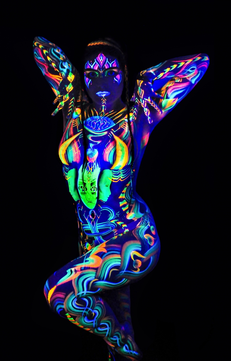 Andra Budaie, bodypainting