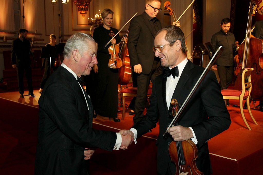 Prince Charles and Richard Tognetti