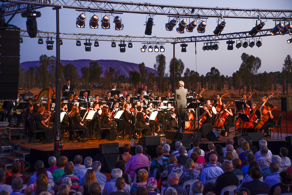 Darwin Symphony Orchestra at Uluru