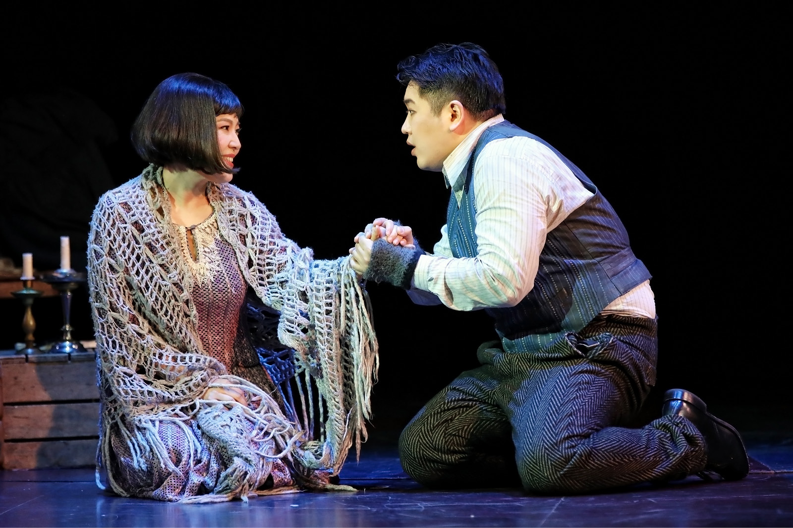 Karah Son and Kang Wang in Opera Australia's La Boheme