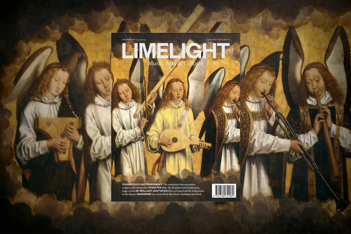 The cover of Limelight's December 2020 magazine