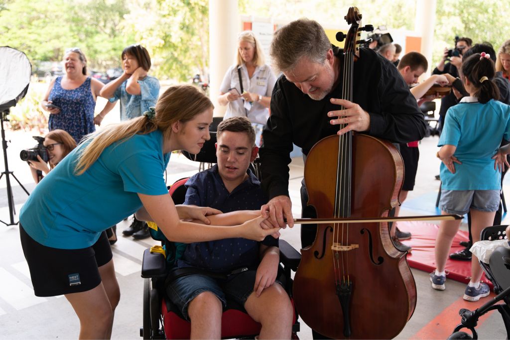 Queensland Symphony Orchestra at Narbethong State Special School for We're Sharing the Joy