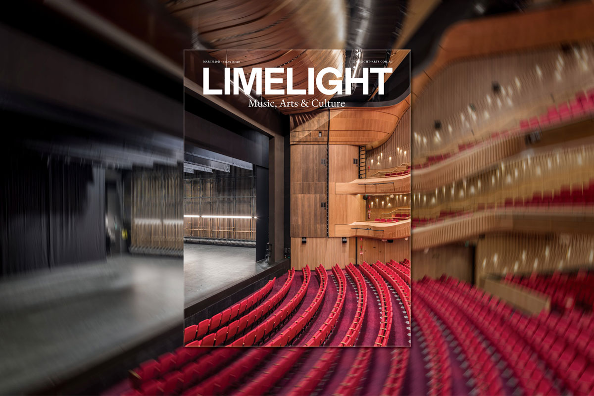 The cover of Limelight's March 2021 magazine